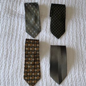 Assorted men’s silk ties. All four for $20.